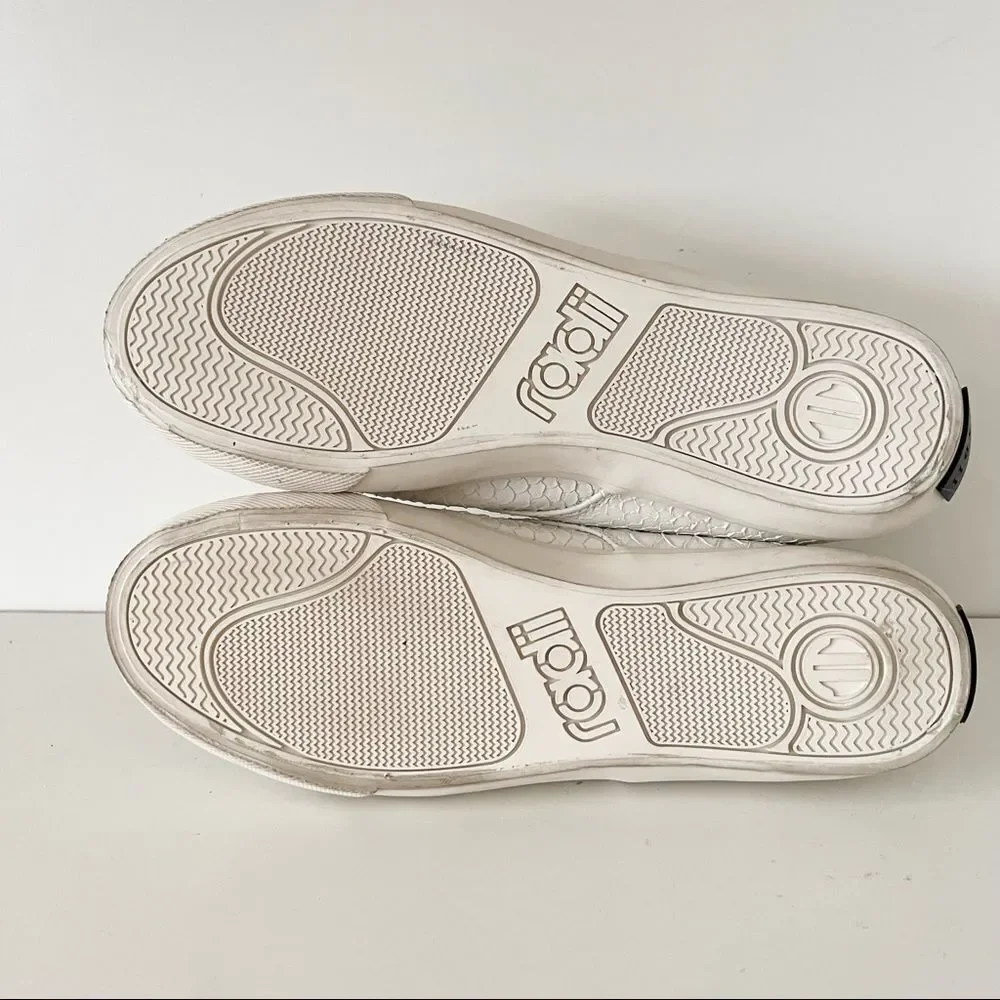 Radii Jax NWOT white python sneakers leather men size 7